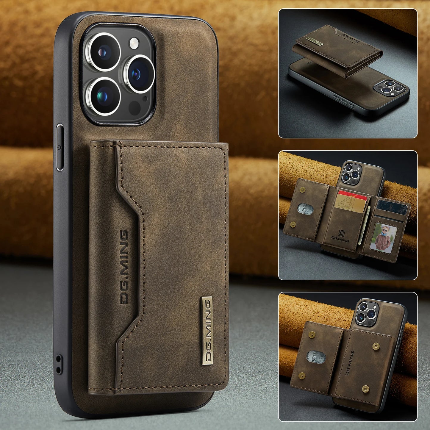 2-in-1 Detachable Wallet Case for iPhone