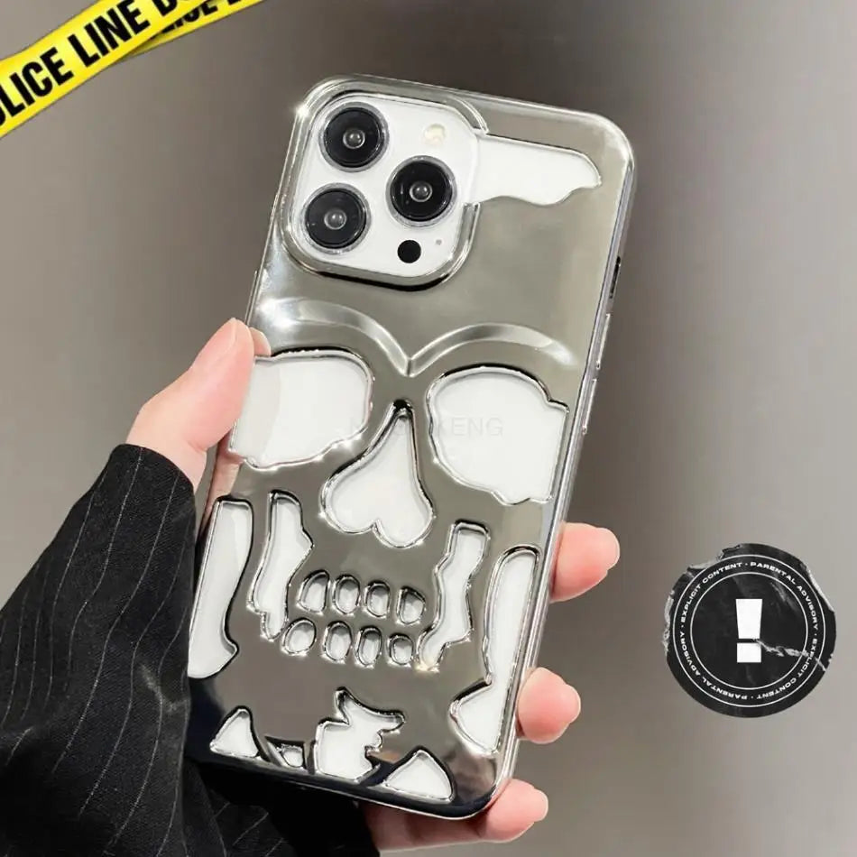 Luxury Skeleton Skull Case for iPhone - CaseifyTrend