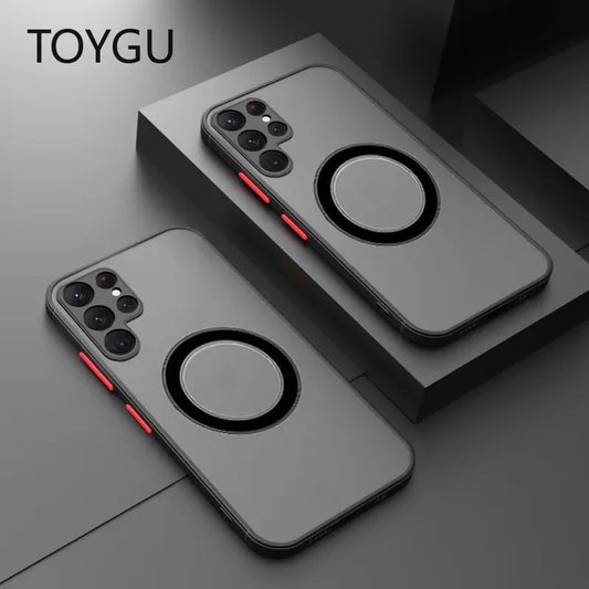 Magnetic Matte Protective Phone Case for Samsung Galaxy