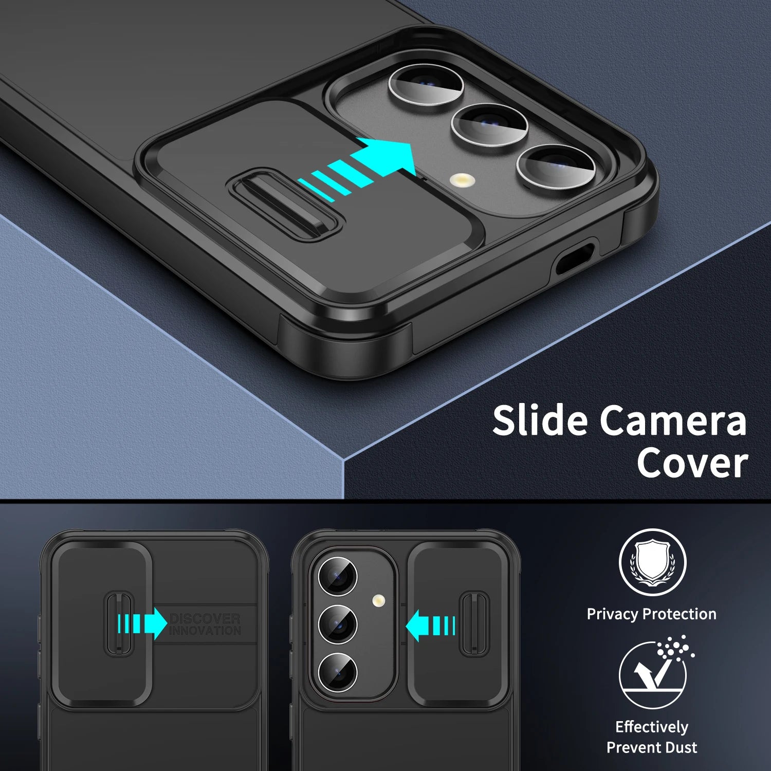 Slide Camera Cover Case for Samsung Galaxy - CaseifyTrend