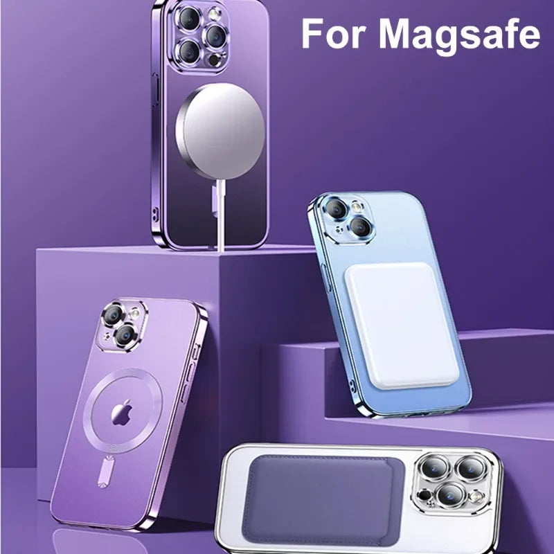 Luxury Plating MagSafe Case for iPhone - CaseifyTrend