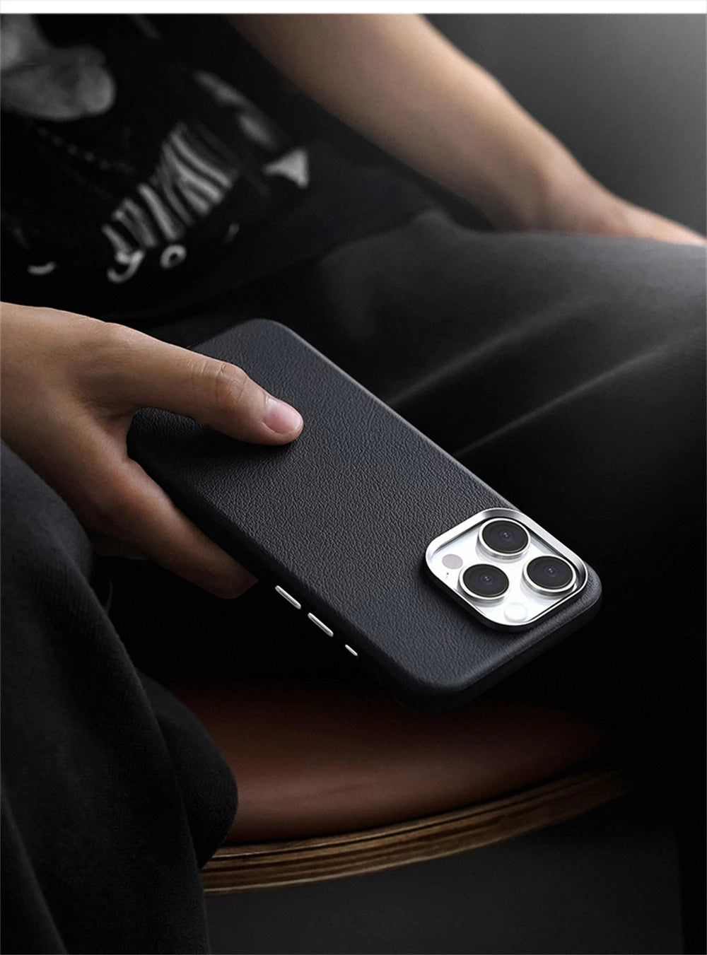 Luxury PU Leather Magnetic Case for iPhone