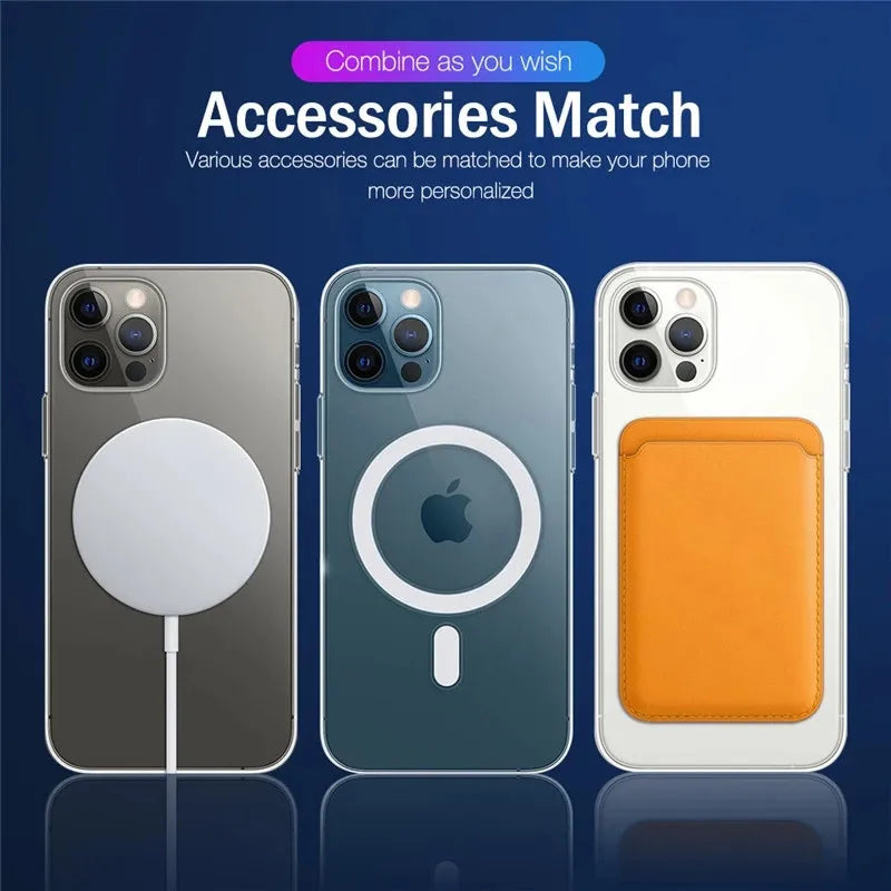 Magnetic Clear Case for iPhone - CaseifyTrend