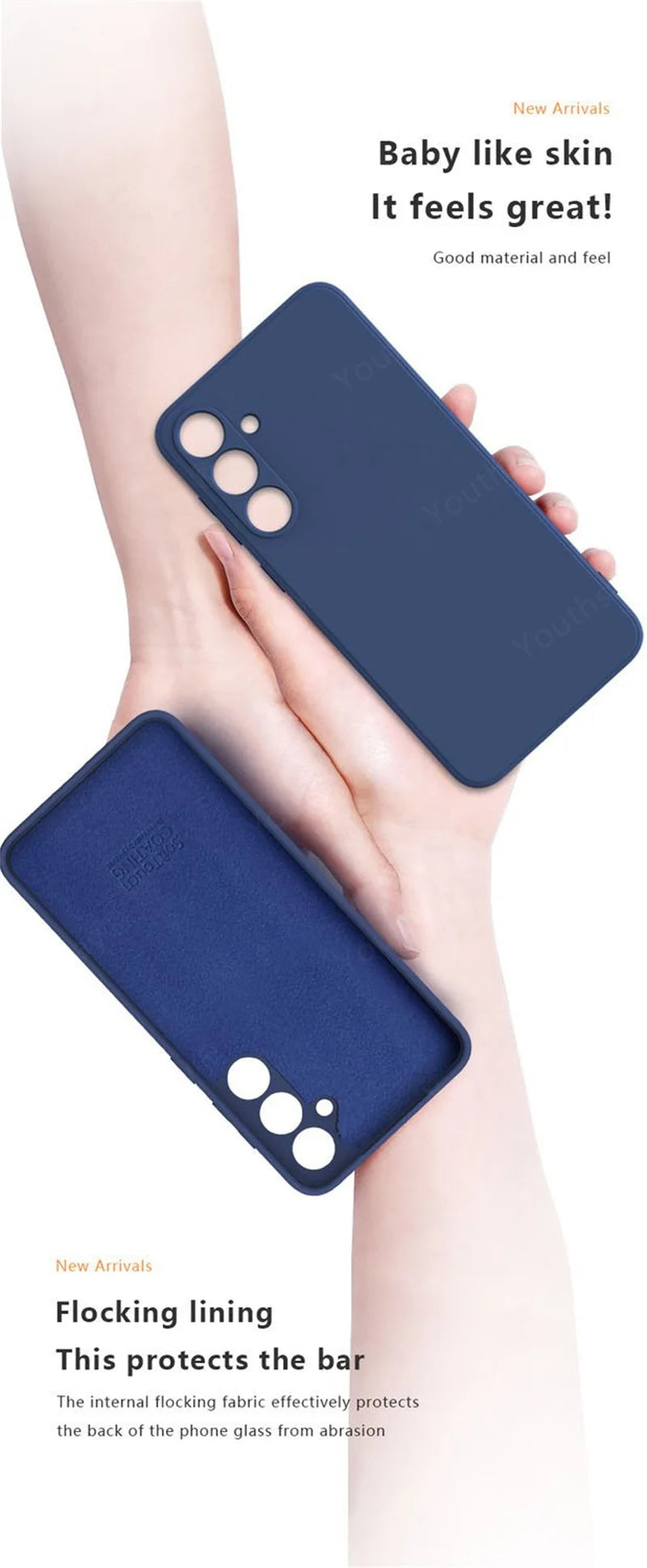 Soft Liquid Silicone Case for Samsung Galaxy