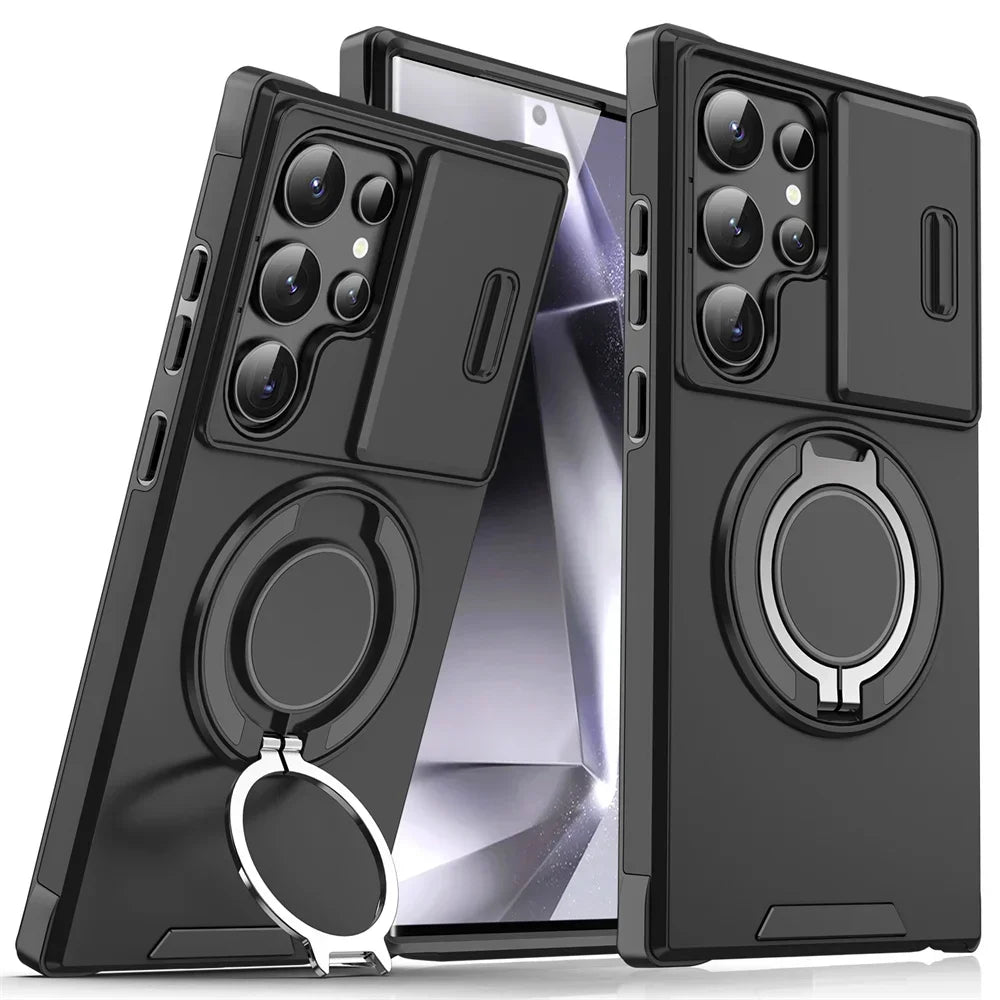 Armor Magnetic Bracket Case for Samsung