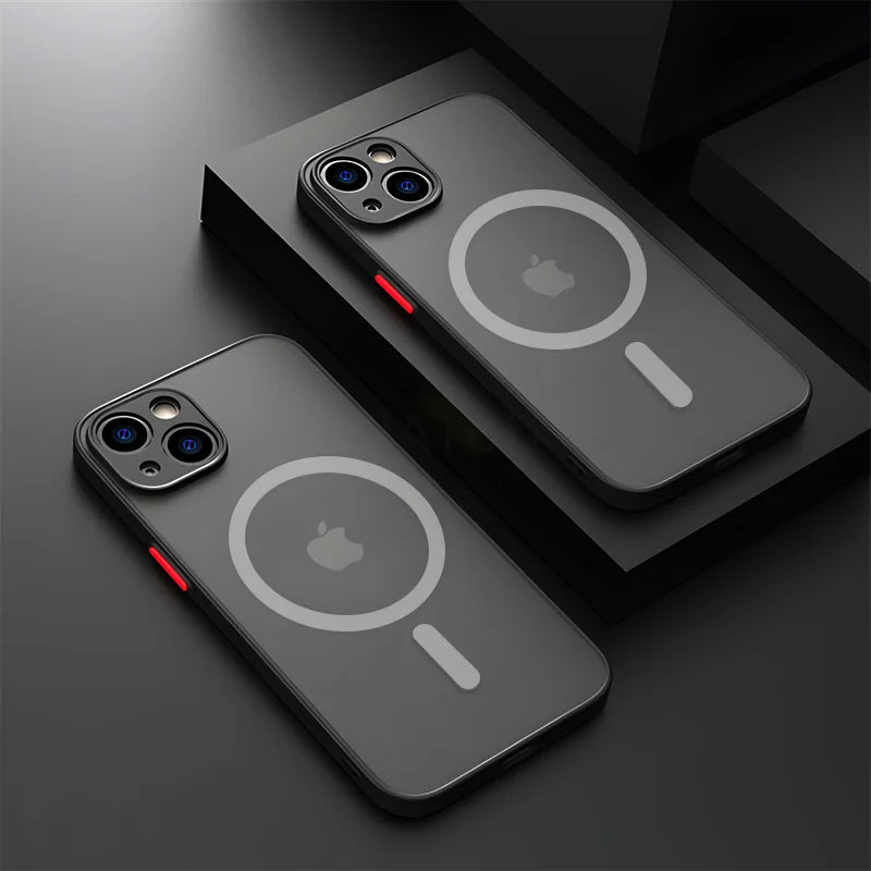 Luxury Matte MagSafe Case for iPhone