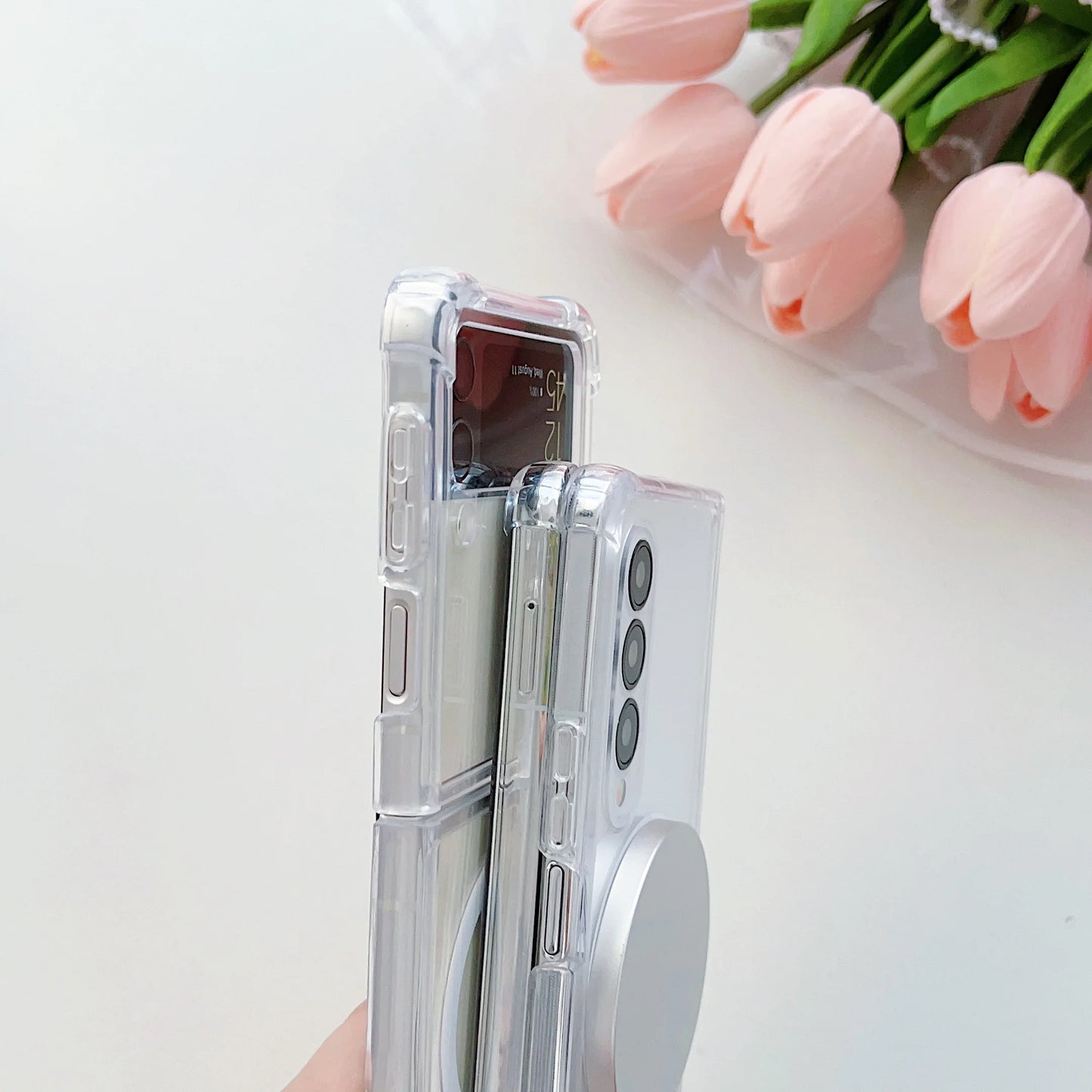 Magsafe Transparent Shockproof Case for Samsung Z Fold