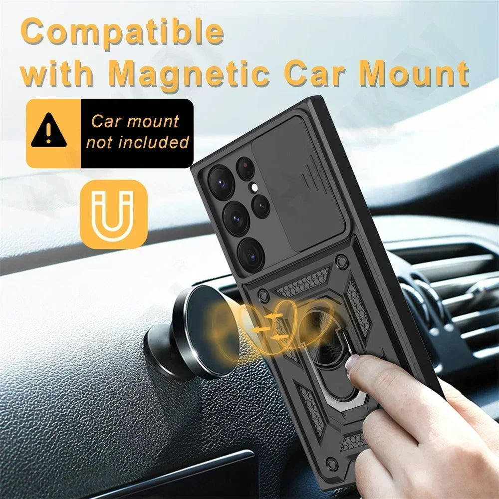 Armor Rotate Ring Stand Case for Samsung Galaxy