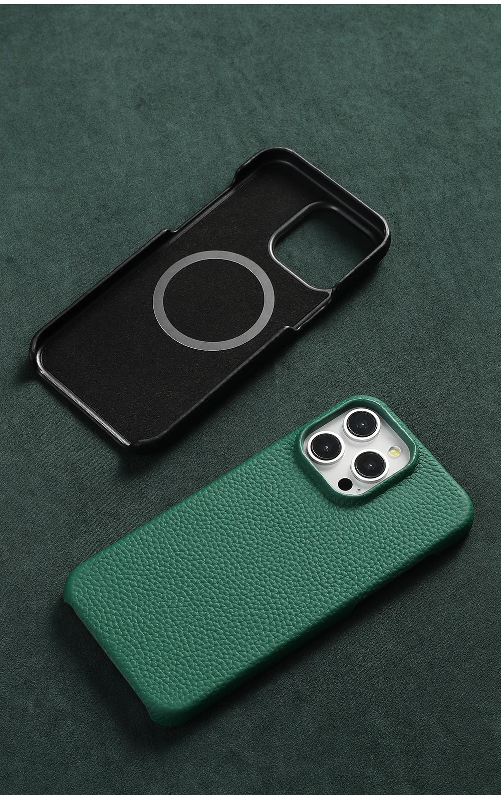 Magsafe Cowhide Leather Case for iPhone