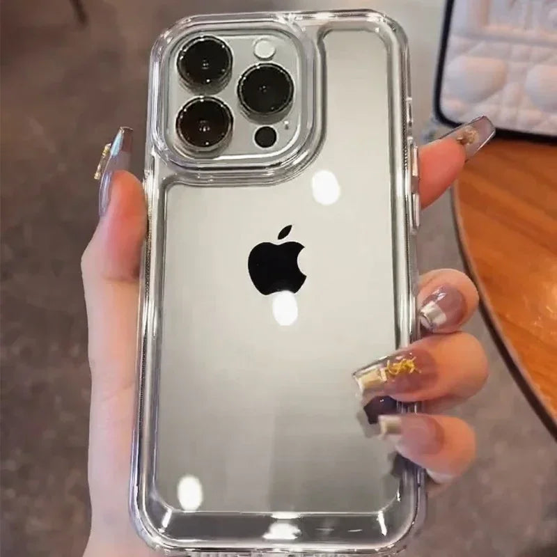 Luxury Transparent Shockproof Armor Case - CaseifyTrend