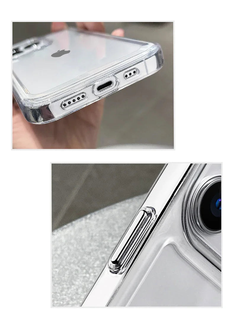 Luxury Transparent Shockproof Armor Case - CaseifyTrend