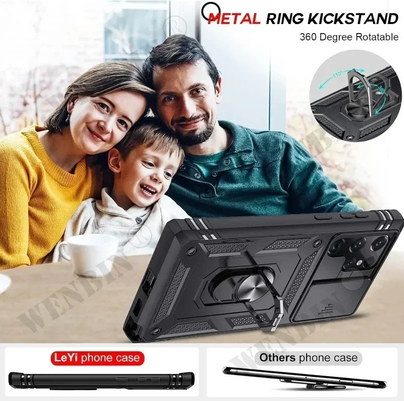 Heavy Duty Kickstand Case for Samsung Galaxy