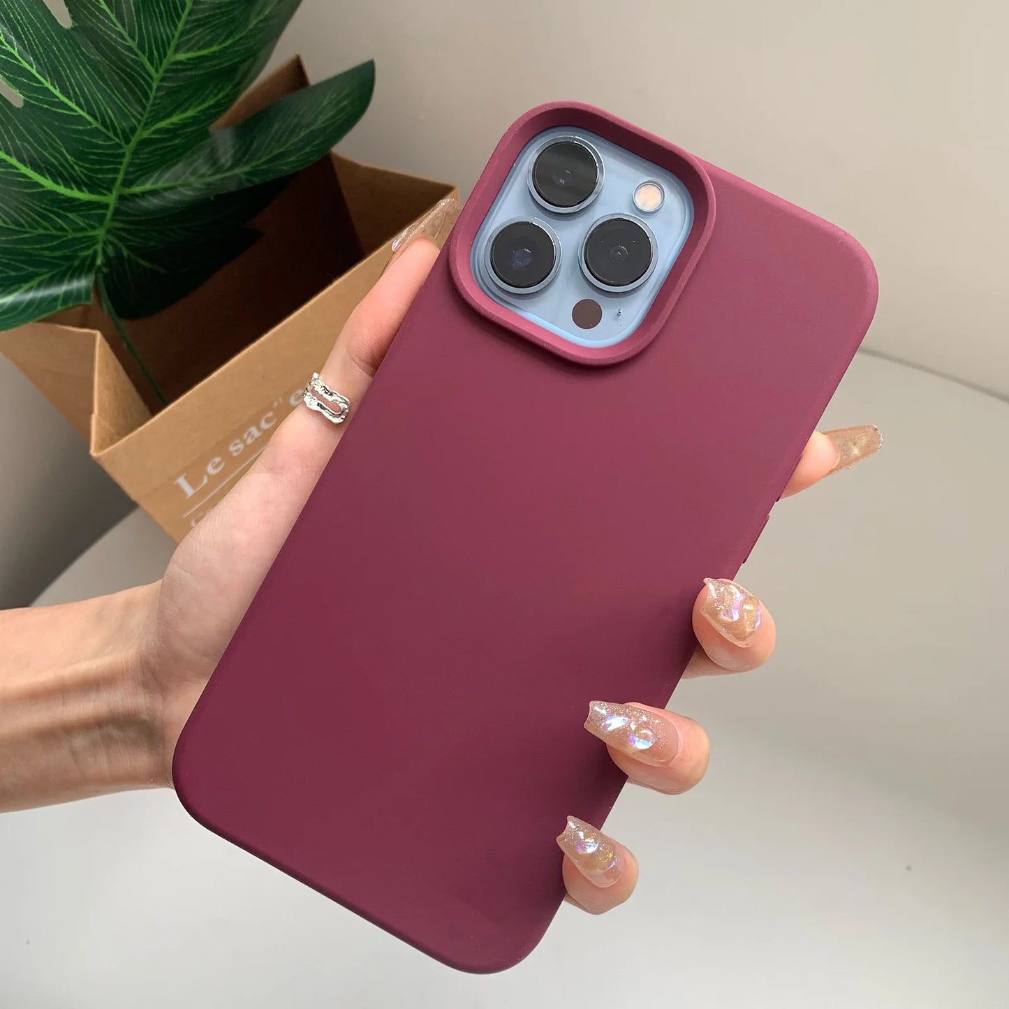 Liquid Silicone Protective Case for iPhone - CaseifyTrend