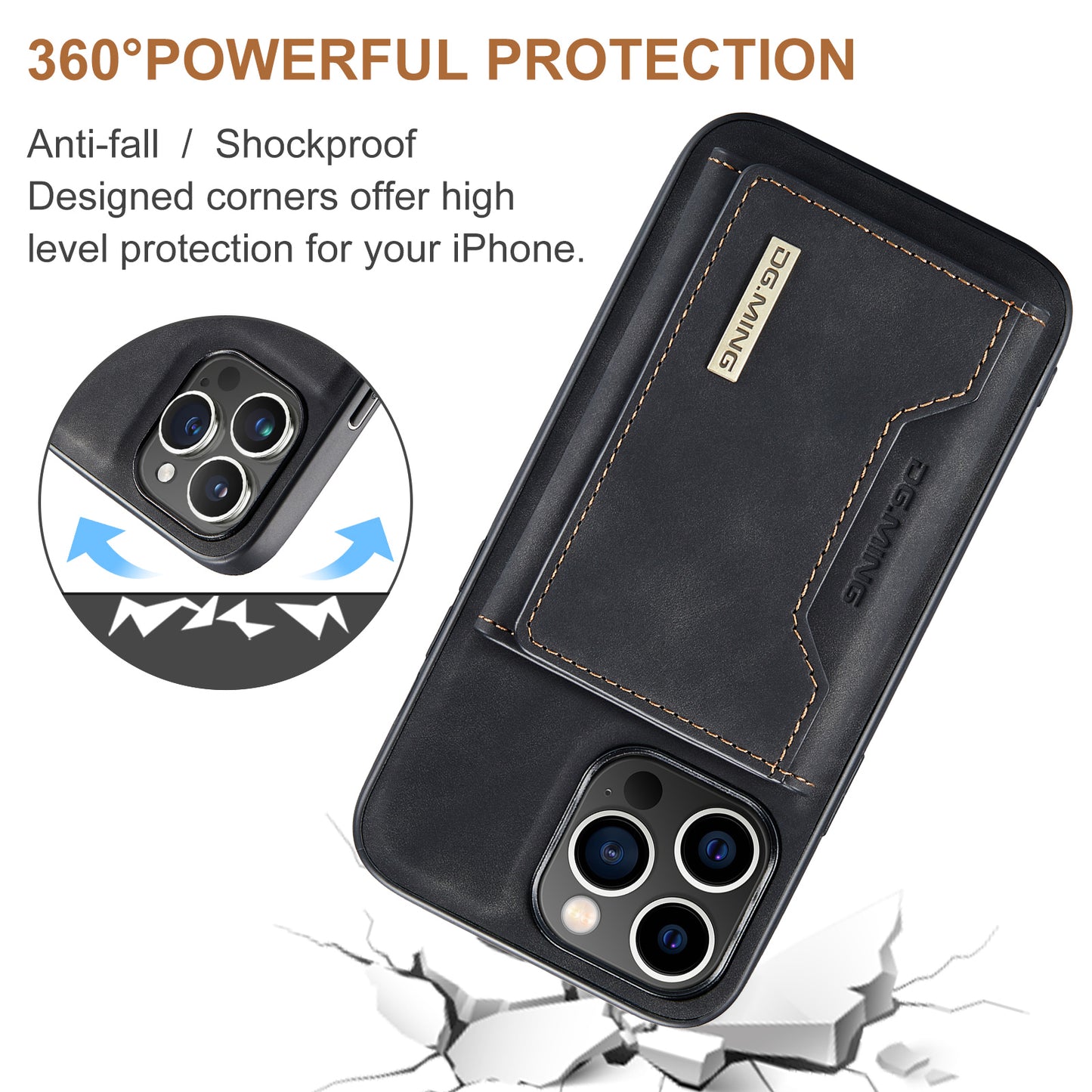 2-in-1 Detachable Wallet Case for iPhone