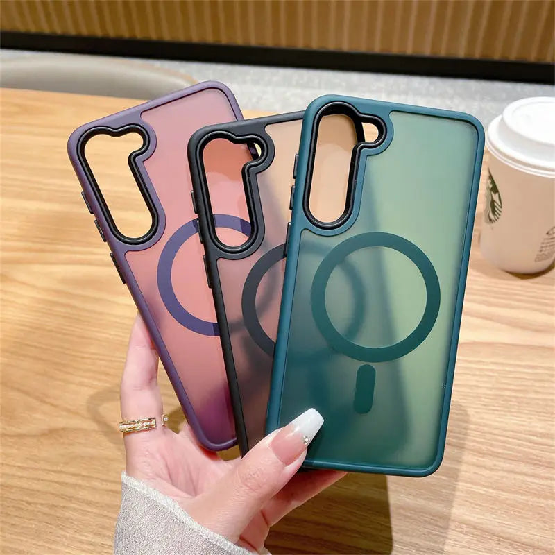 Luxury Matte Translucent Business Case for Samsung Galaxy