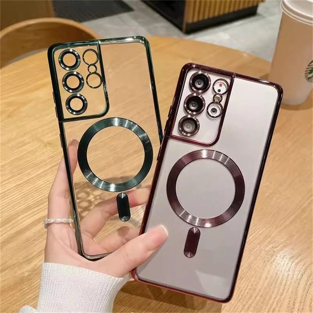 Plating Magnetic Case for Samsung