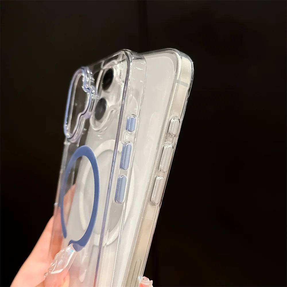 Magsafe Transparent Hard Case for iPhone - CaseifyTrend