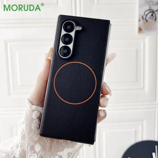 Magnetic Leather Phone Case for Samsung Galaxy Z Fold Series