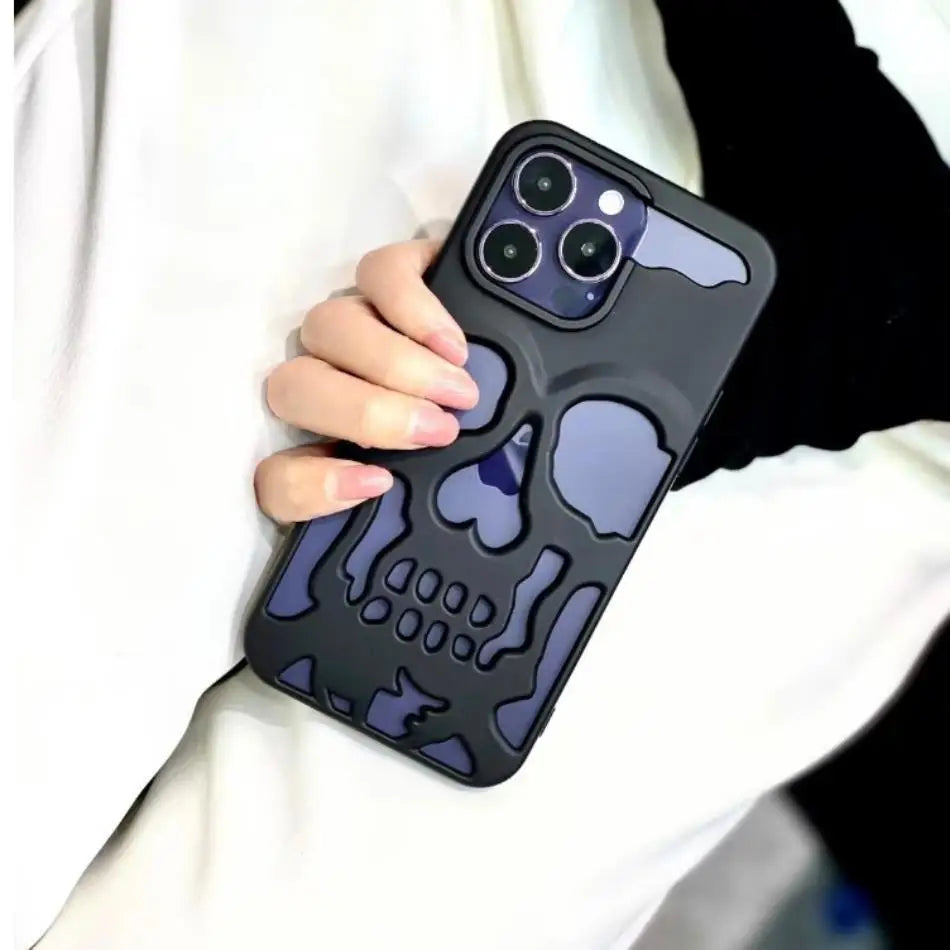 Luxury Skeleton Skull Case for iPhone - CaseifyTrend