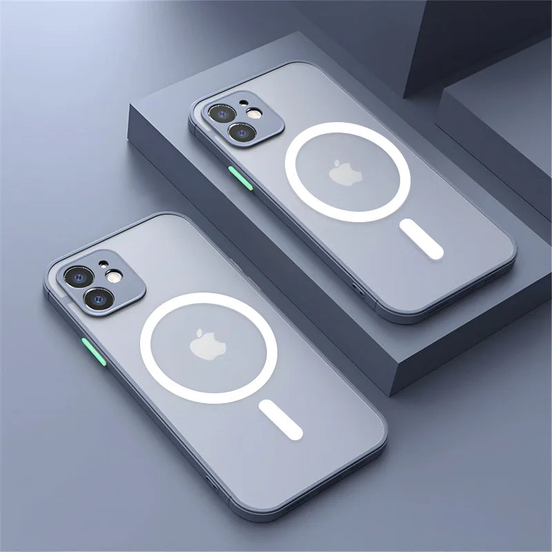 Luxury Matte MagSafe Case for iPhone