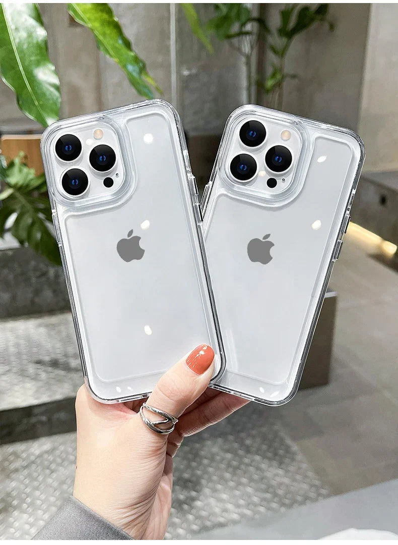 Luxury Transparent Shockproof Armor Case - CaseifyTrend