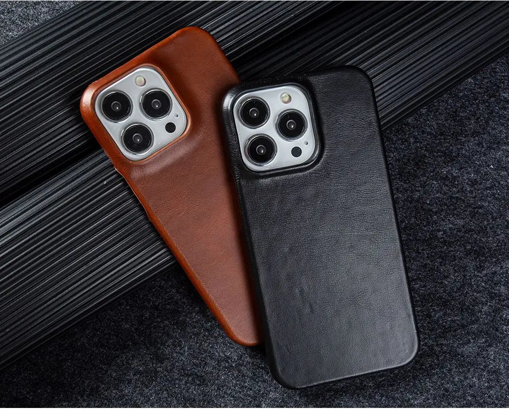 Luxury Leather Case for iPhone