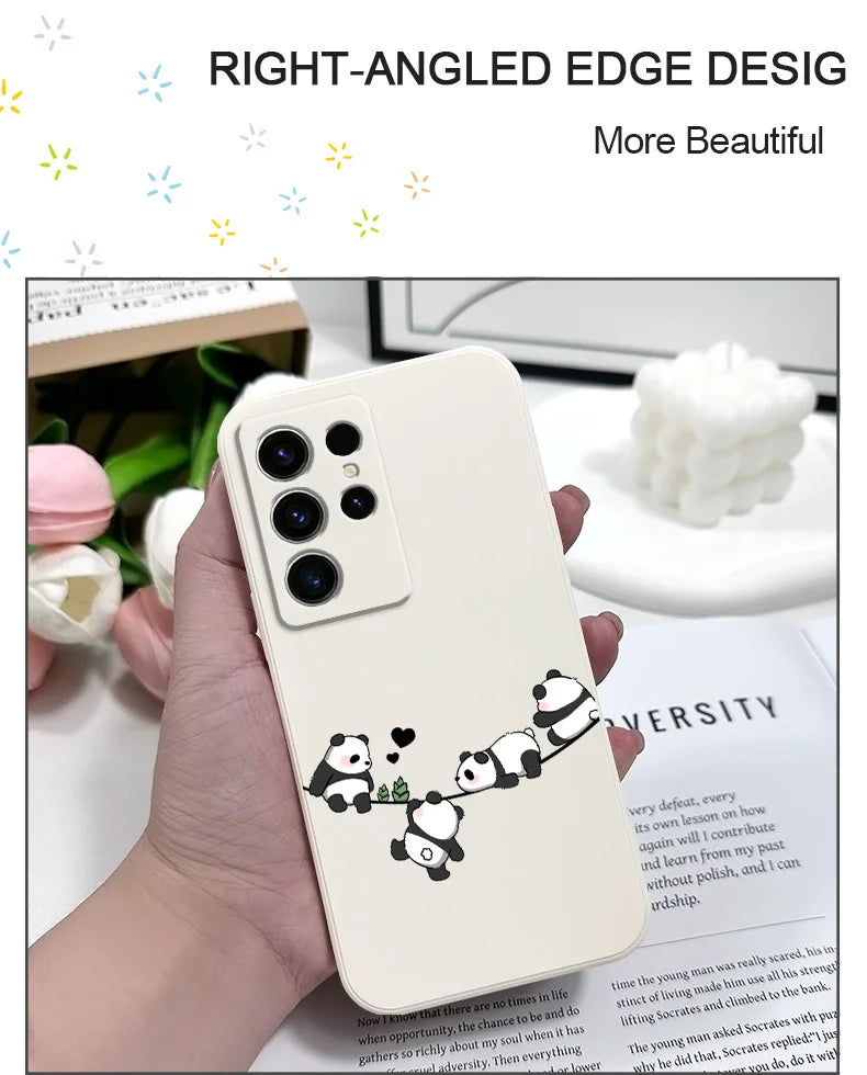 Cute Baby Panda Phone Case for Samsung Galaxy