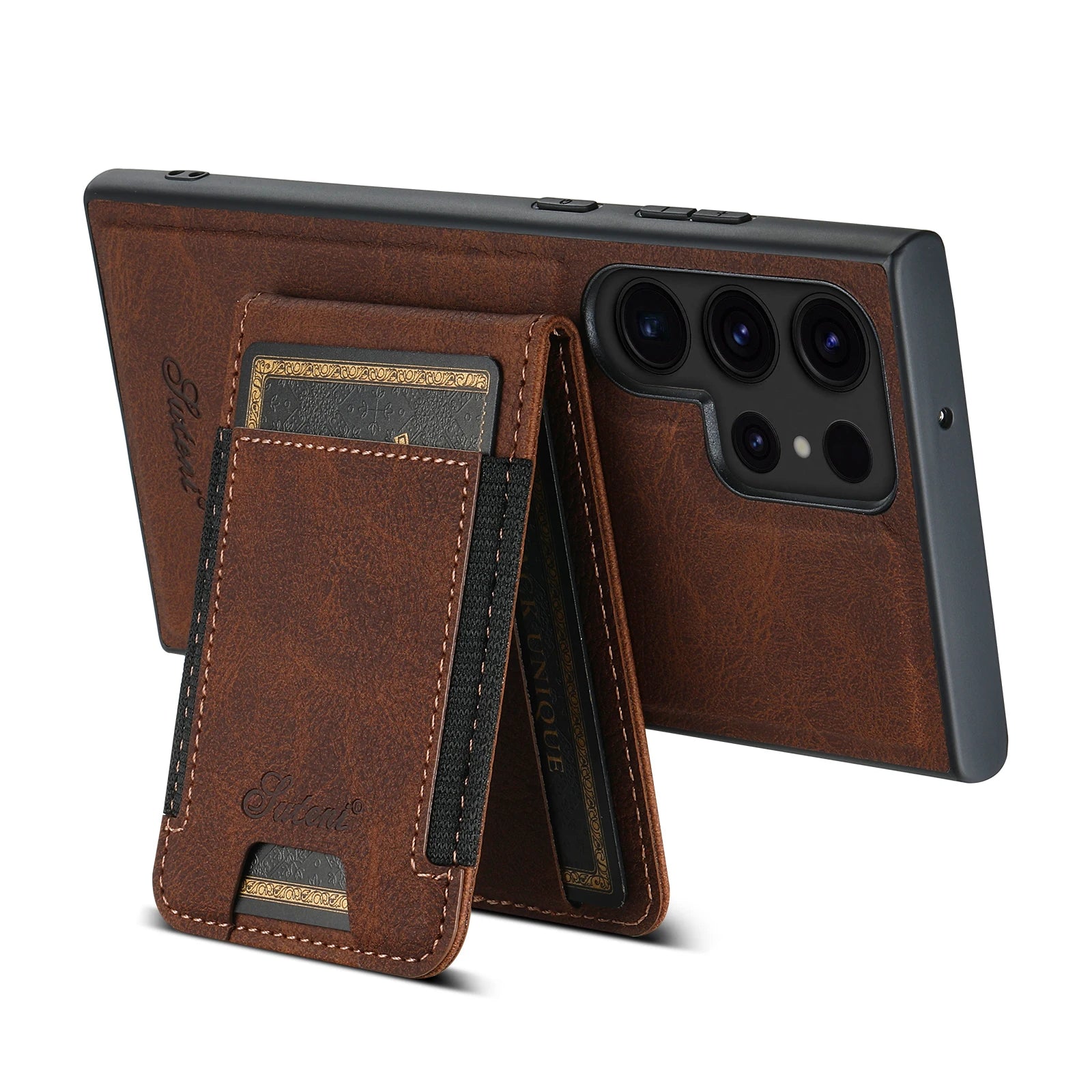 Leather Wallet Phone Case with Card Holder - CaseifyTrend