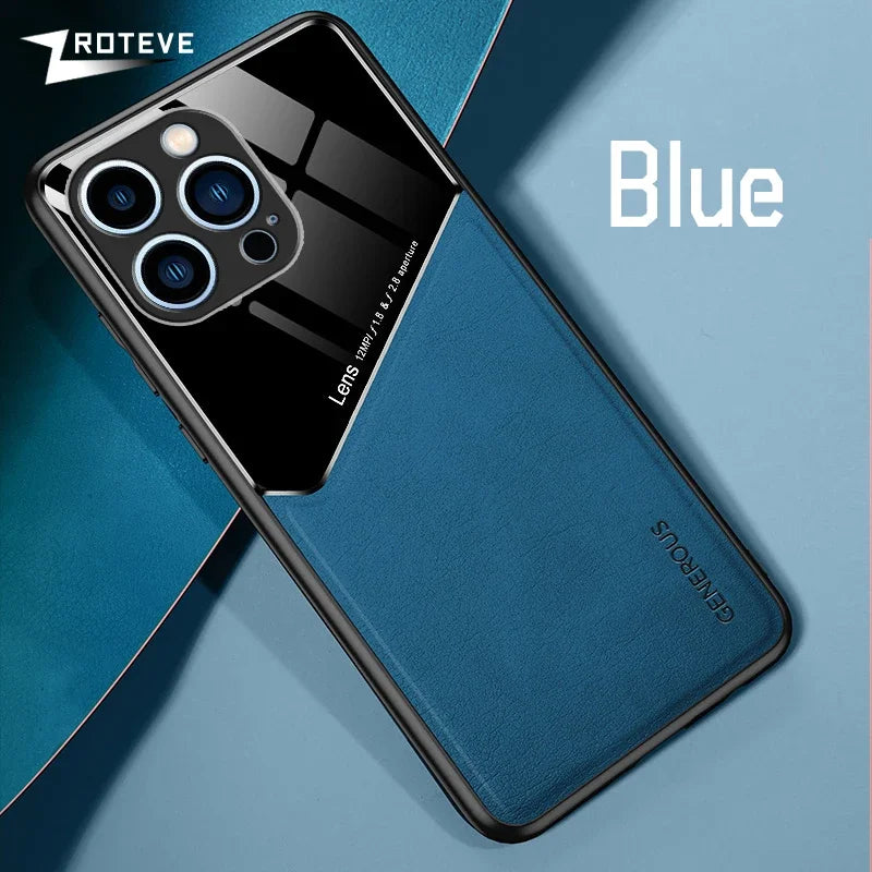 PU Leather Magnetic Case for iPhone