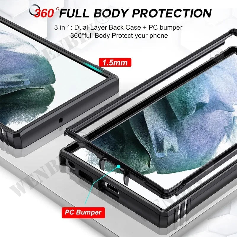 Heavy Duty Kickstand Case for Samsung Galaxy