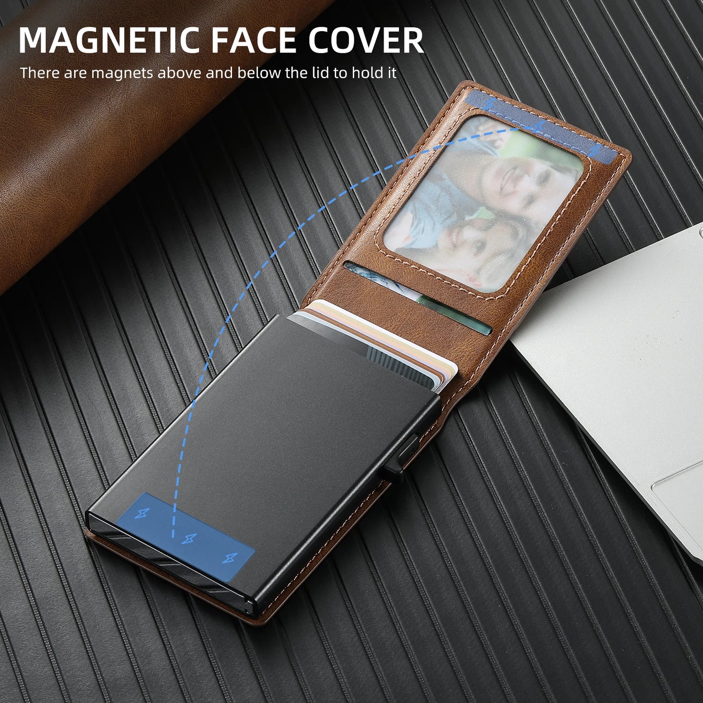 Luxury PU Leather Wallet Phone Case with Card Slot for Samsung