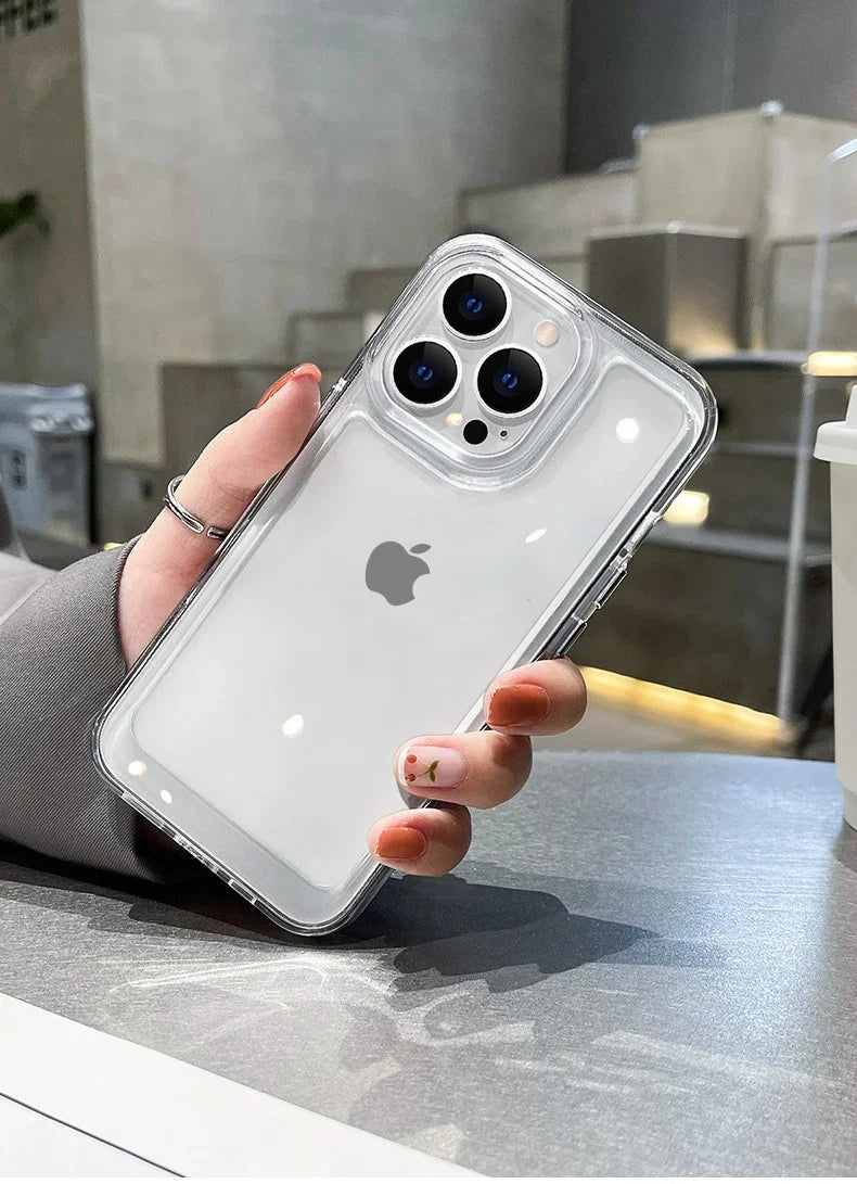 Luxury Transparent Shockproof Armor Case - CaseifyTrend