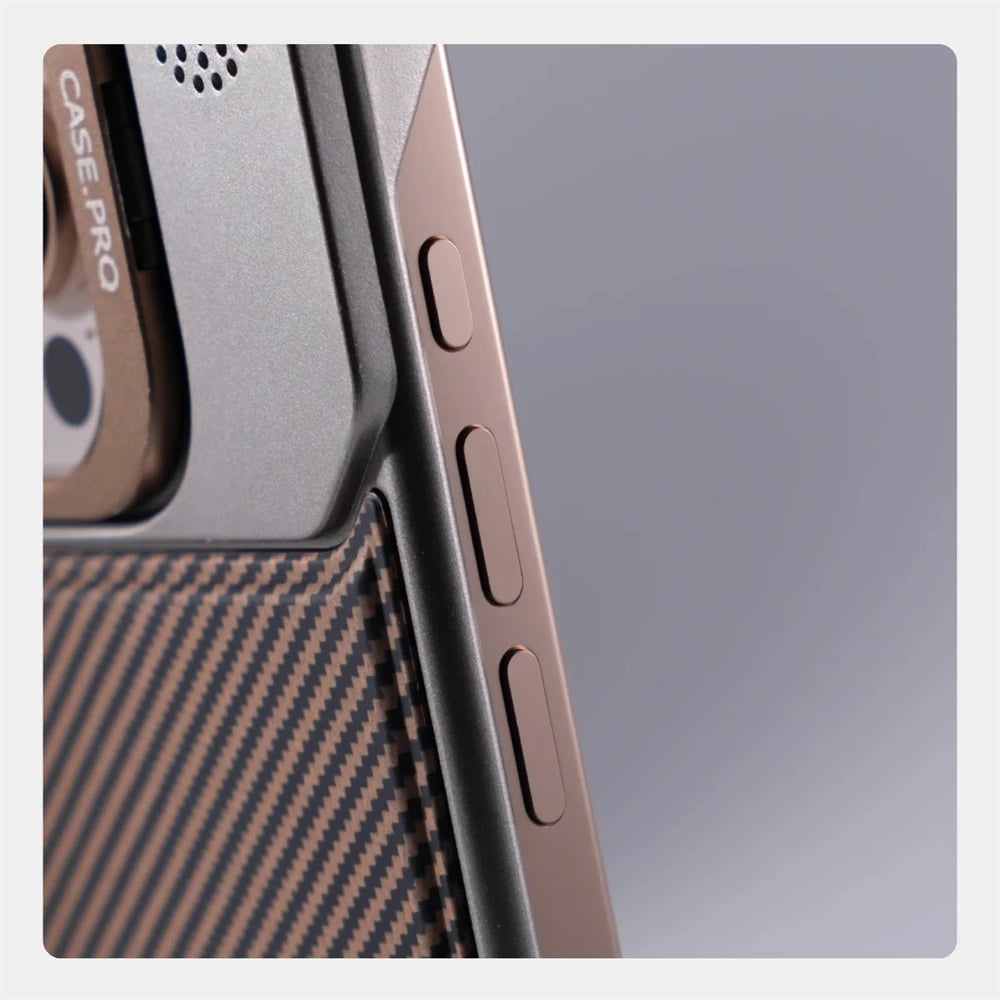 Luxury Frameless Carbon Fiber Case for iPhone