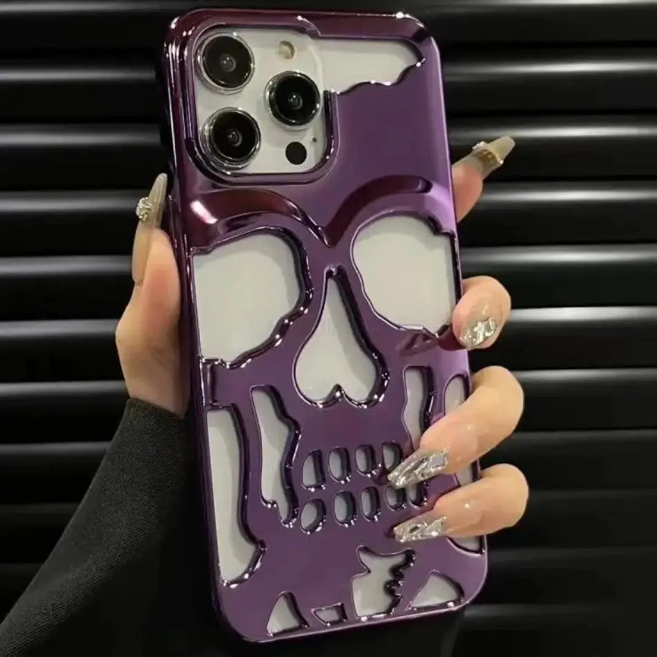 Luxury Skeleton Skull Case for iPhone - CaseifyTrend