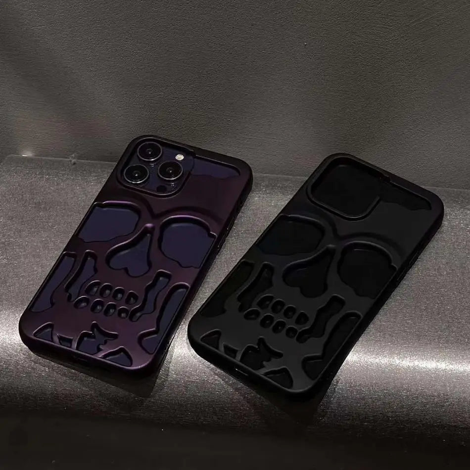 Luxury Skeleton Skull Case for iPhone - CaseifyTrend