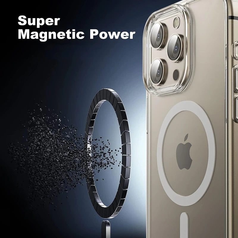 Magnetic Clear Case for iPhone - CaseifyTrend